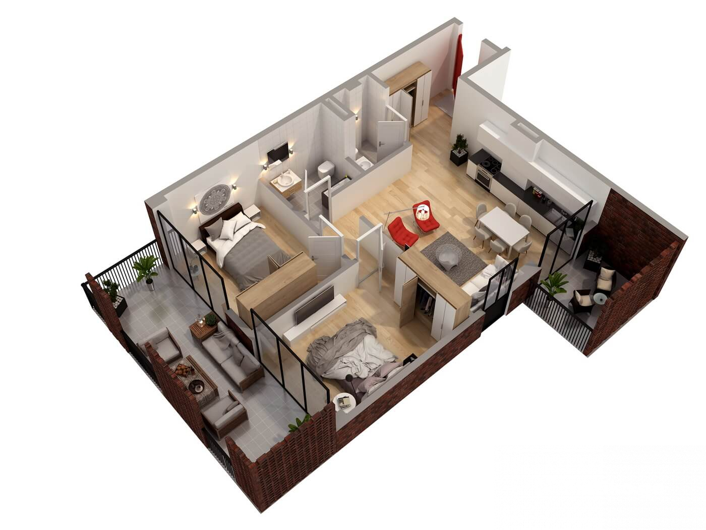 2-Bedroom, Block 2