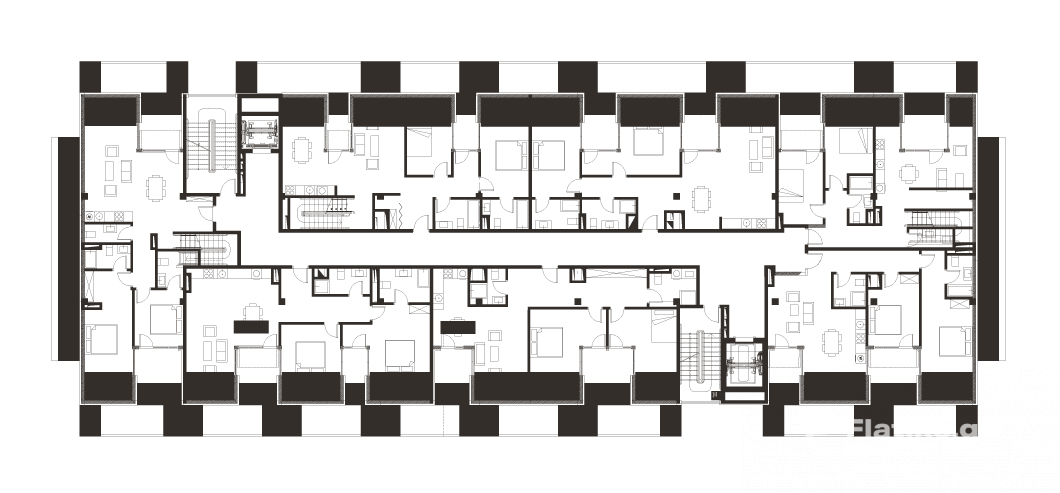 План этажа Блок 4, этаж 5
