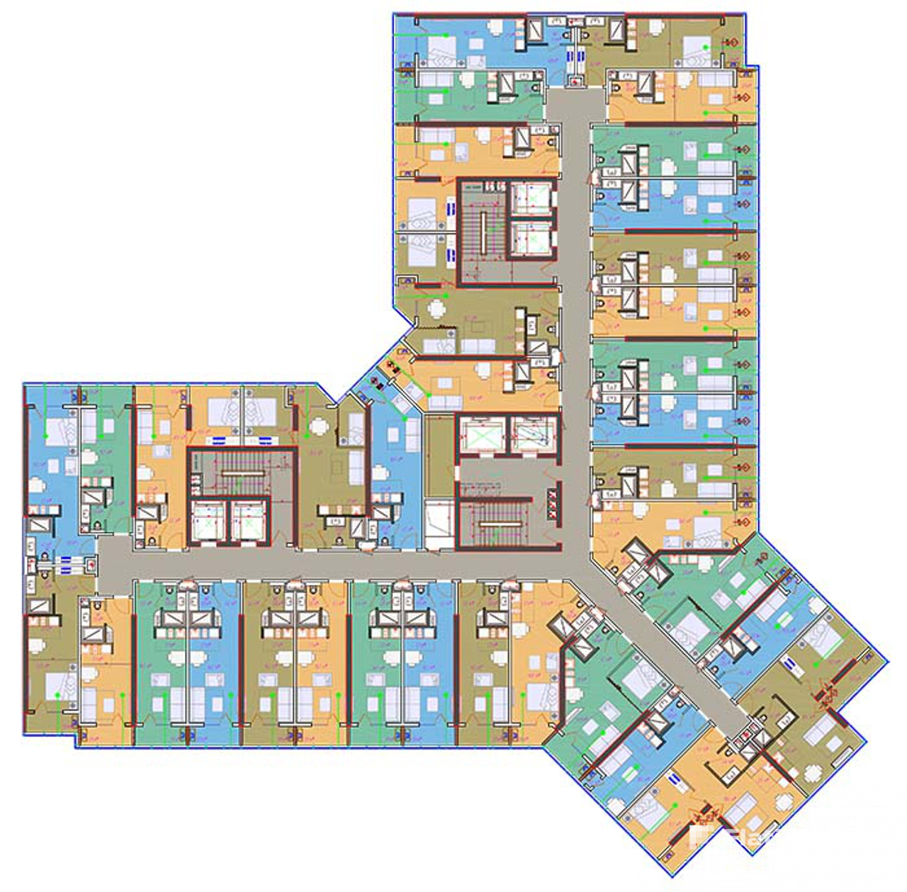 Floor Plan 1-35 Block B