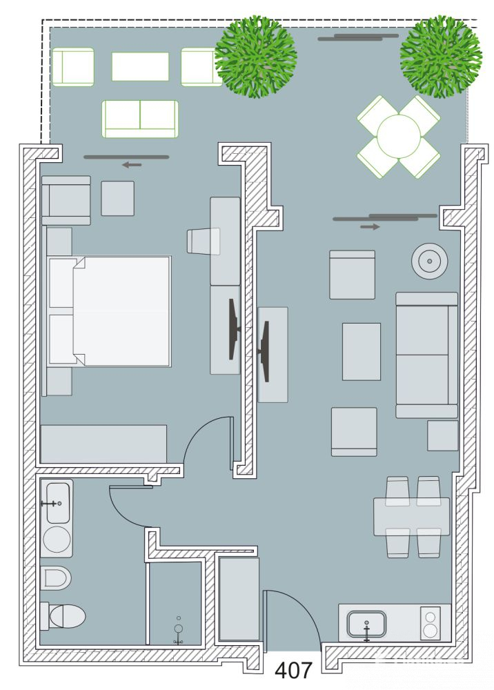 1-Bedroom Block 13