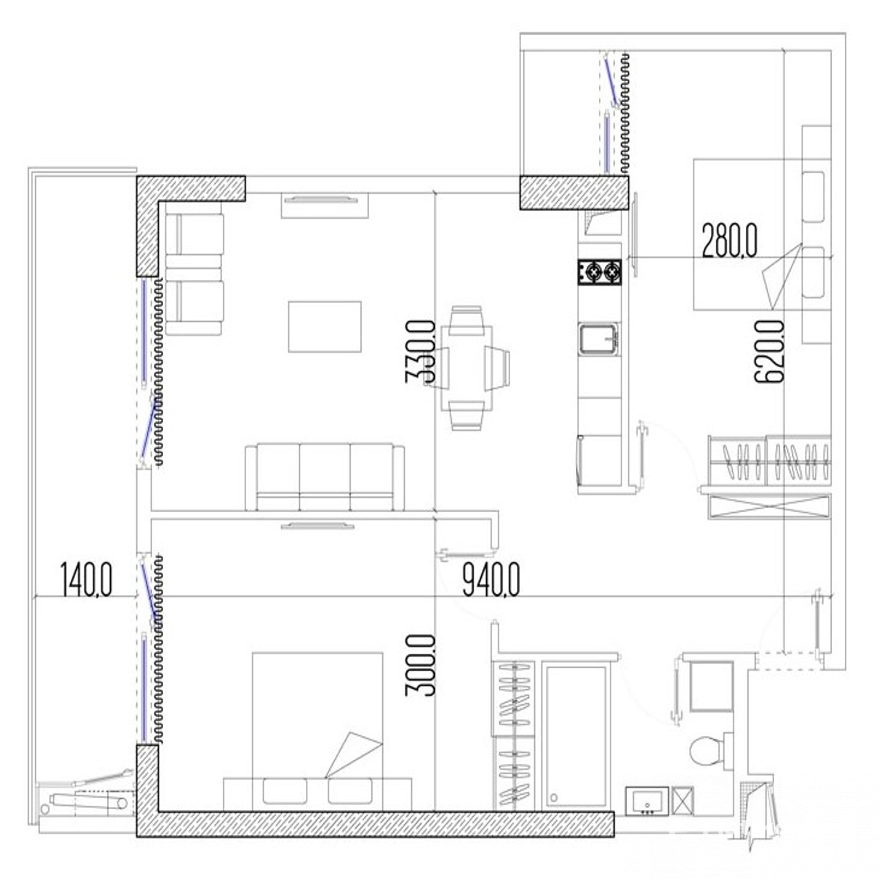 2-Bedroom Block B