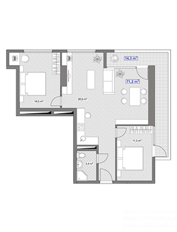 2-Bedroom Block 1