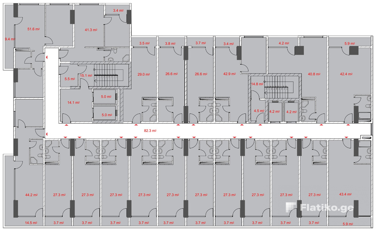План этажа Блок 2
