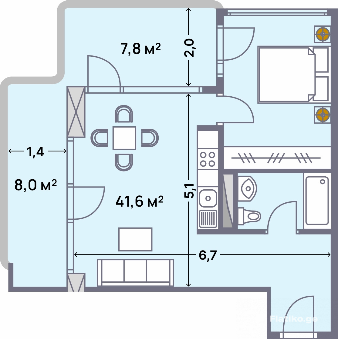 2-Bedroom