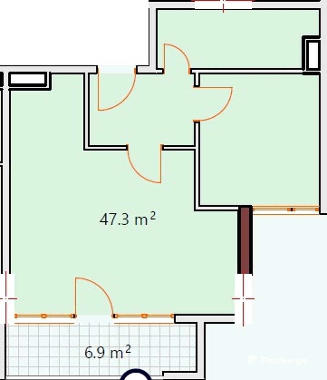 1-Bedroom Block 2
